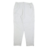 COLUMBIA Womens Polyester Blend White Regular Straight Trousers W32 L30 Outdoor