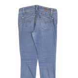 LEVI'S Womens Slim Blue Denim Rinse Jeans W30 L29 Classic Fit Zip Closure
