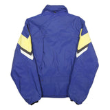KILLY Mens Blue & Yellow Outdoor Jacket S Nylon Colourblock Zip Pockets Stand-Up