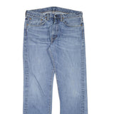LEVI'S Mens Regular Fit Light Blue Denim Jeans W34 L33 Zip Closure Classic Style