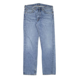 LEVI'S Mens Regular Fit Light Blue Denim Jeans W34 L33 Zip Closure Classic Style