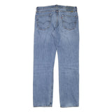 LEVI'S Mens Regular Fit Light Blue Denim Jeans W34 L33 Zip Closure Classic Style