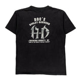 Doc'S Harley-Davidson Shawano County, Wi Harley Davidson Graphic T-Shirt - Medium Black Cotton
