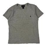 Age 7 Polo By Ralph Lauren T-Shirt - Medium Gray Cotton