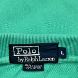 Polo By Ralph Lauren Polo Shirt - Large Green Cotton