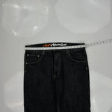 Akademiks Graphic Jeans - 38W 32L Black Cotton