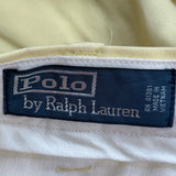Polo By Ralph Lauren Chinos - 34W 30L Yellow Cotton