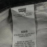 505 Levis Jeans - 35W 29L Grey Cotton