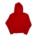 Reverse Weave Champion Hoodie - Large Red Cotton