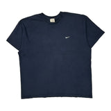 Nike T-Shirt - 2XL Navy Cotton