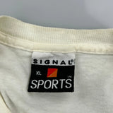 Signal Sports Single Stitch T-Shirt - XL White Cotton