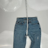 505 Levis Jeans - 28W US 4 Blue Cotton