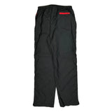 Red Accents Puma Track Pants - XL Black Nylon
