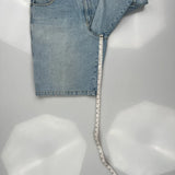 Vibes Jeans Baggy Denim Shorts - 36W 11L Light Wash Denim