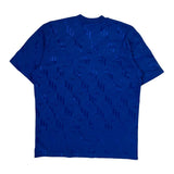 Adidas Football Shirt - Large Blue Polyester