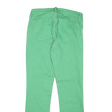 LAUREN RALPH LAUREN Womens Regular Fit Green Cotton Blend Jeans W30 L29 Stylish