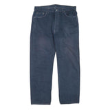 LEVI'S Mens Jeans Blue Regular Straight Denim Medium W36 L30 Zip Closure