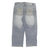 DEAN SHIN Mens Jeans Blue Relaxed Straight Denim Medium W34 L26 Comfortable Fit