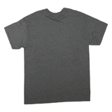 MAJESTIC Mens Grey Let The Giants Win Graphic T-Shirt L Short Sleeve Crew Neck