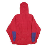 WHITE SIERRA Mens Red & Purple Outdoor Jacket L Nylon Plain Zip Hooded