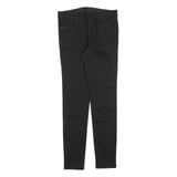 STELLA MCCARTNEY Womens Black Slim Skinny Denim Jeans W30 L28 Cotton Blend Zip