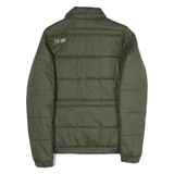 PUMA Womens Green Zip Jacket UK 8 Polyester Blend Classic Fit Lightweight Sport
