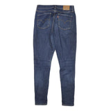 LEVI'S 720 Womens Slim Skinny Denim Medium Blue W28 L27 Zip Cotton Blend Jeans