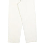 RIFLE Girls White Regular Fit Straight Denim Jeans W24 L26 Cotton Blend Zip