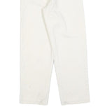 RIFLE Girls White Regular Fit Straight Denim Jeans W24 L26 Cotton Blend Zip