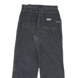 Womens Relaxed Fit Jeans Blue Denim W30 L28 Cargo Style Wide Leg Cotton Blend