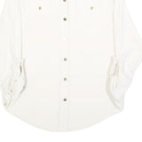 LAUREN RALPH LAUREN Womens White Basic Shirt Long Sleeve Collared S Elegant