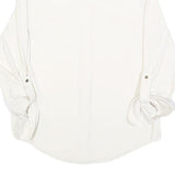 LAUREN RALPH LAUREN Womens White Basic Shirt Long Sleeve Collared S Elegant