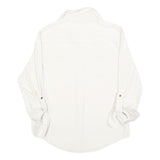 LAUREN RALPH LAUREN Womens White Basic Shirt Long Sleeve Collared S Elegant