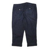 TOMMY HILFIGER Womens Relaxed Dark Denim Jeans W34 L21 Zip Cotton Blend