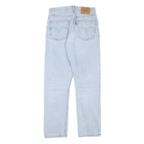 LEVI'S 501 Womens Jeans Light Blue Regular Straight Denim Rinse W26 L27