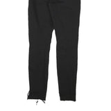 7 FOR ALL MANKIND Womens Jeans Black Slim Skinny Denim Raw W24 L27 Zip Pocket