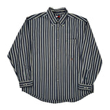 Tommy Hilfiger Striped Shirt - XL Blue Cotton