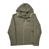 The North Face Fleece Jacket - Large Gray Polyester