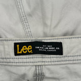 Lee Cargo Shorts - 29W 10L Beige Cotton