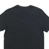 NIKE Mens Black Graphic T-Shirt M Short Sleeve Crew Neck Cotton Blend