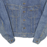 LEE Womens Blue Denim Jacket S Cotton Button Closure Classic Fit Casual Style