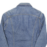 LEE Womens Blue Denim Jacket S Cotton Button Closure Classic Fit Casual Style