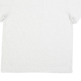 CHAMPION Womens White Graphic T-Shirt L Short Sleeve Crew Neck Cotton Blend