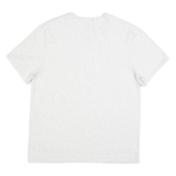 CHAMPION Womens White Graphic T-Shirt L Short Sleeve Crew Neck Cotton Blend