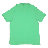 CHAPS Mens Green XL Short Sleeve Plain Polo Shirt Cotton Blend Classic Style