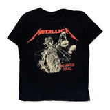 Metallica Band T-Shirt - Large Black Cotton