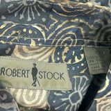 Robert Stock Patterned Shirt - Small Multicoloured Cotton