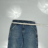 Carhartt Carpenter Jeans - 34W 30L Blue Cotton