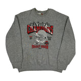 National Champions Fruit Of The Loom Graphic Sweatshirt - XL Grey Cotton Blend