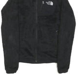 THE NORTH FACE Womens Black Jacket XS Polyester Blend Zip Fleece Casual Outdoor